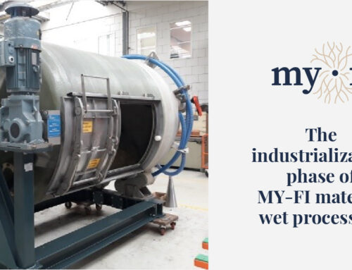 The industrialization phase of My-FI material wet processing